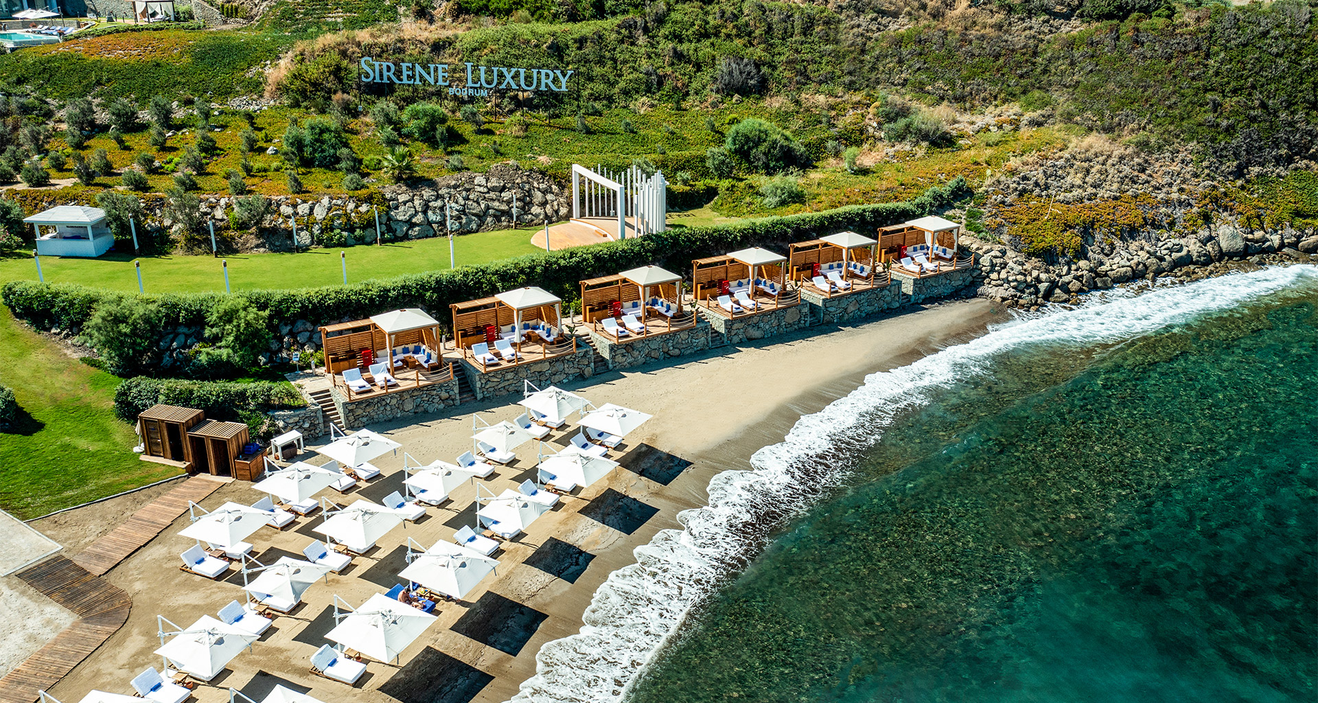 Sirene Bodrum Hotel Plaj Ve Havuzlar Center Banner 2